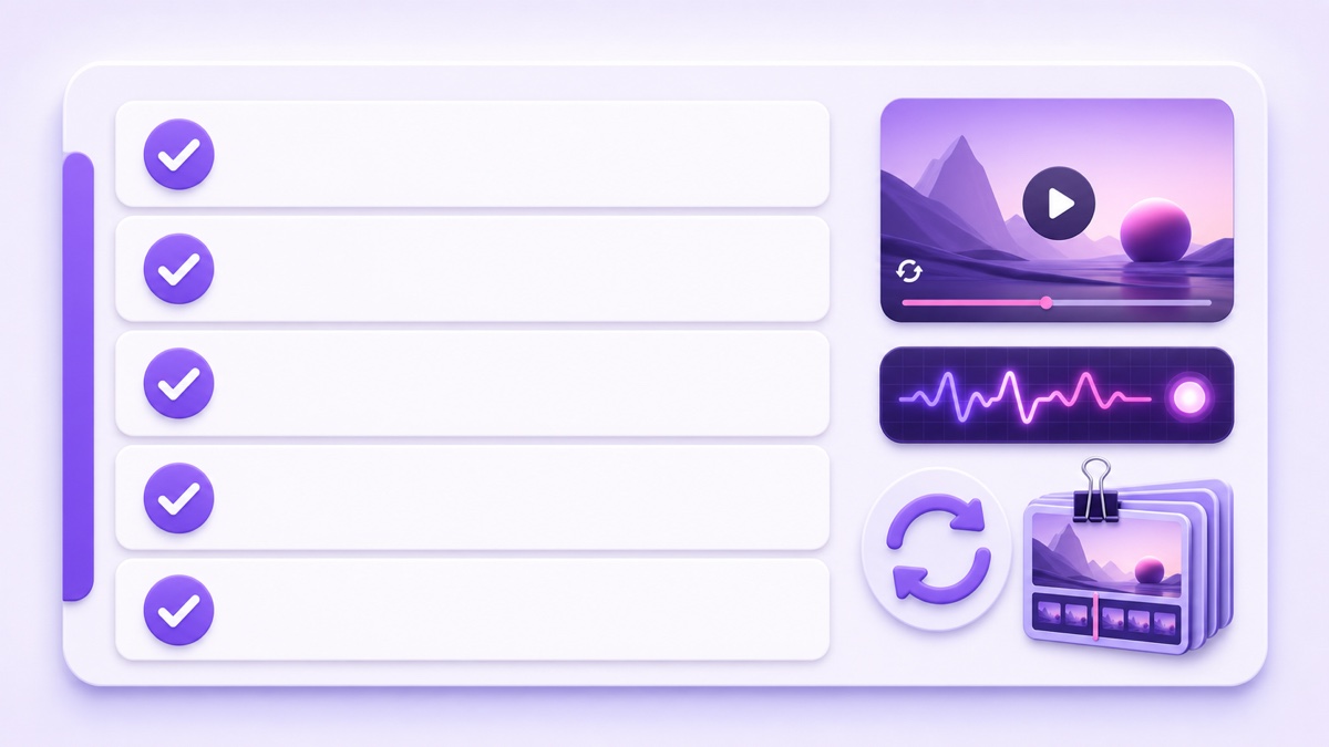 Visual checklist for archives, clips, monitoring, and live stream recovery planning