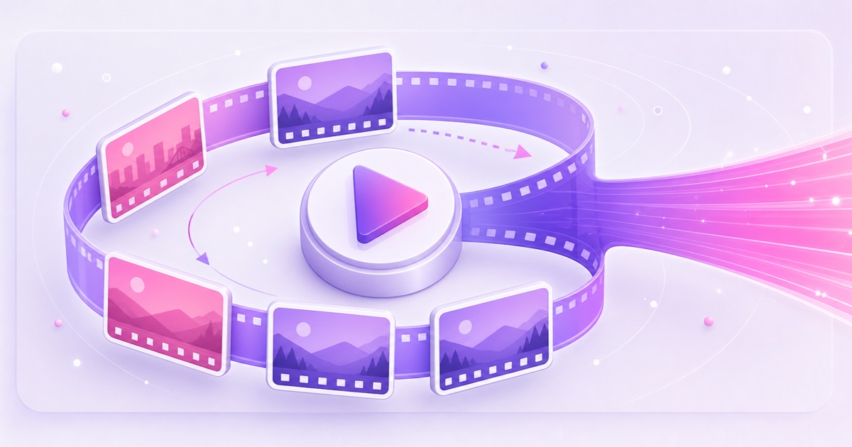 Method 1: OBS with a looping media source (free, on your PC)
