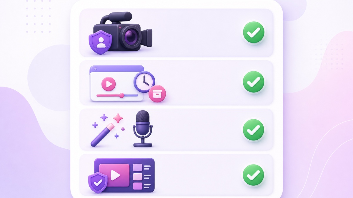 Compliance checklist for owned content, honest replay labeling, original value, and responsible channel operation