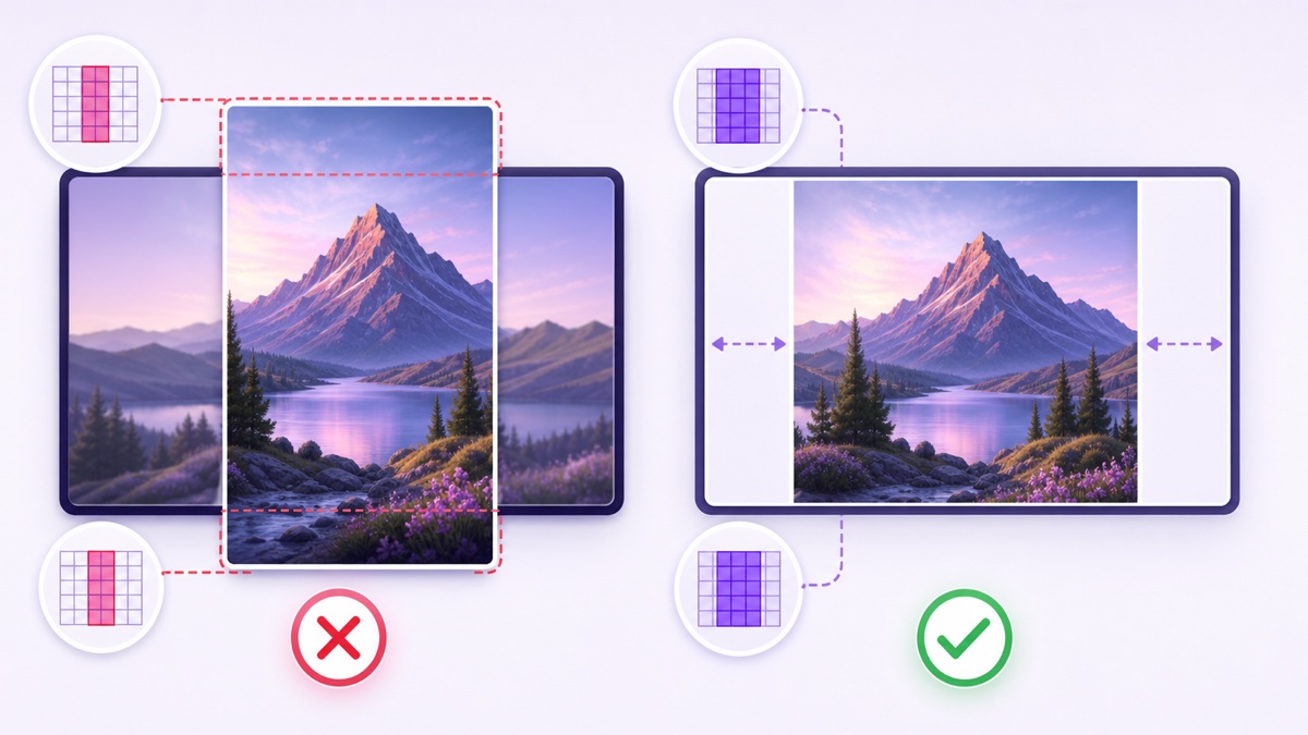 Odd-sized portrait photo failing before it is scaled and padded into a correct 16:9 video frame
