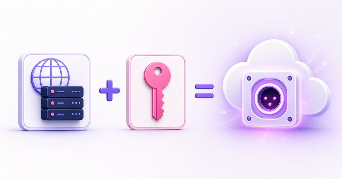 Server address and secret stream key combining into one RTMP ingest destination